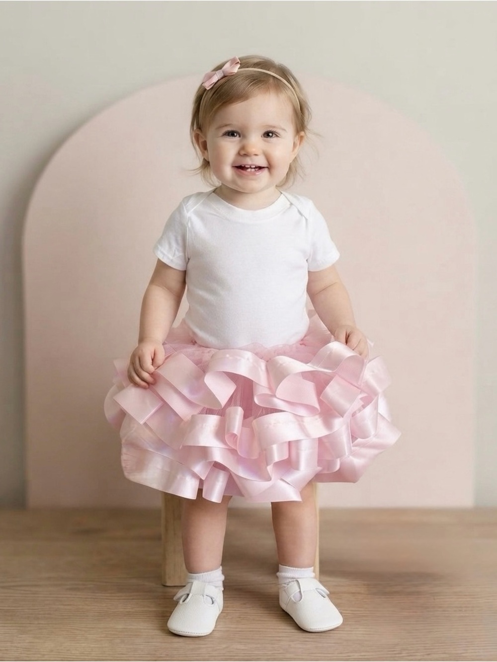 Brand New Handmade Ribbon Trimmed Tutu- Multiple Color Options